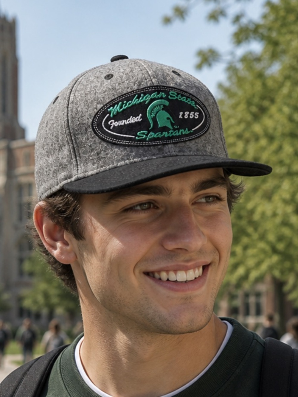 NWOT Michigan State Spartans Hat Vintage Sports Specialties Embroidered MSU Hat